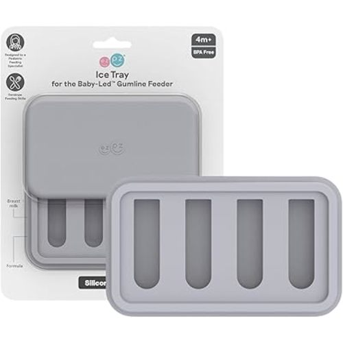 ezpz Ice Tray for the Baby-Led Gumline Feeder (Pewter)