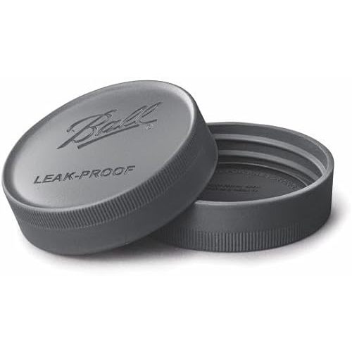 Ball Leak-Proof Storage Lids, for Glass Mason Jars, Used for Canning, Pickling, Juice, Jam, Jelly freezer-safe 6-Count, Pack of 3 (18-Lids Total)