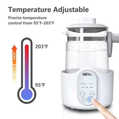 Water Warmer | Baby Bottle Warmer | Formula Dispenser | Electric Kettle Warm Water at Perfect Baby Bottle Temperature
