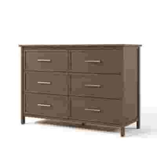Graco Classic 6 Drawer Nursery Dresser, Hazelnut