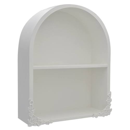 Belle Maison Floral Arched Shelf Wall Decor