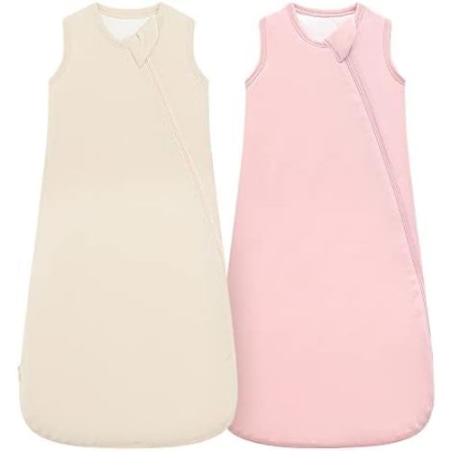 HAPIU Unisex Rayon Made from Bamboo Baby Sleep Sack TOG 1.0, 2-Way Zipper YKK, Wearable Blanket Baby