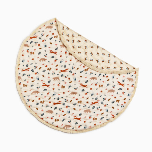 Baby Quilted Play Mat - Woodland Story