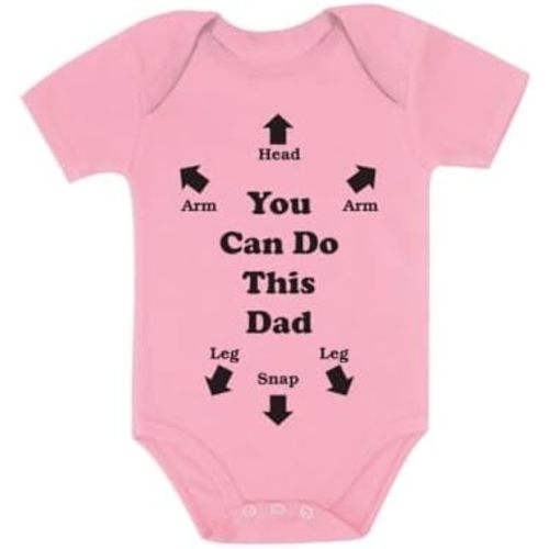 Tstars Funny Baby Clothes New Dad Gifts You Can Do This Infant Girl Boy Bodysuit