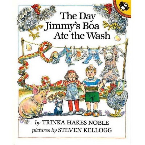 The Day Jimmy's Boa Ate the Wash - (Reading Rainbow Books) by  Trinka Hakes Noble (Paperback)