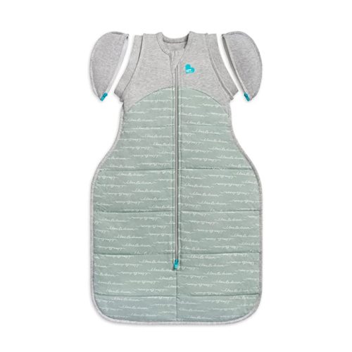 Love to Dream Swaddle UP Transition Bag Warm 2.5 TOG, Dreamer Olive, Extra Large, 24-32 lbs, Patented Zip-Off Wings, Gently Help Baby Safely Transition from Being Swaddled to Arms Free Before Rolling