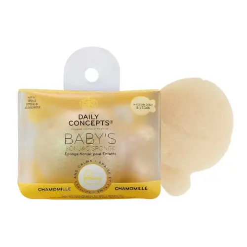 Daily Concepts Baby Konjac in Chamomille - Organic Bunny