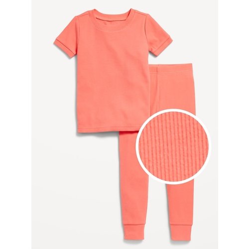 Snug-Fit Ribbed Pajama Set for Toddler & Baby | Old Navy