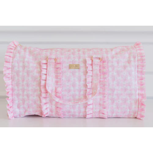 Ruffled Nylon Weekender