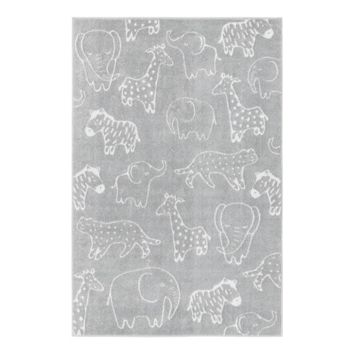 Unique Loom Whimsy Safari Animals Kid Rug & Reviews | Wayfair