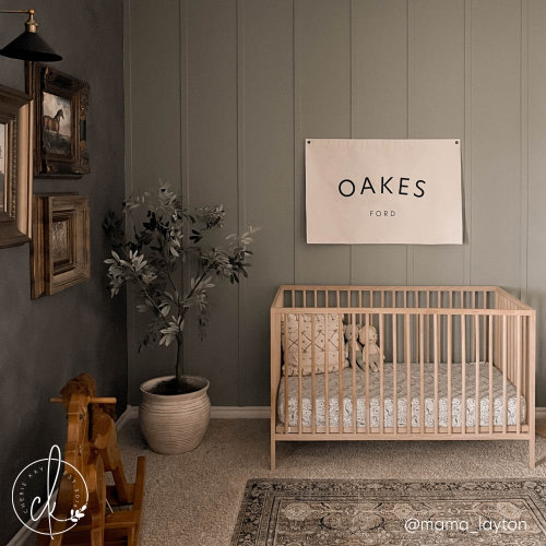 Baby name flag | canvas flag | nursery name sign | custom name banner | boho nursery decor | D2