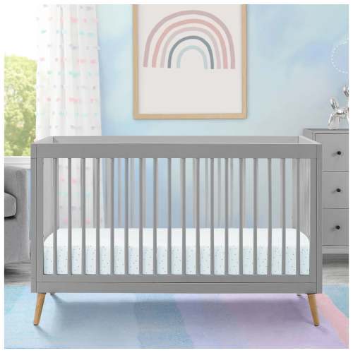 Jordan 4-in-1 Convertible Crib - Gray