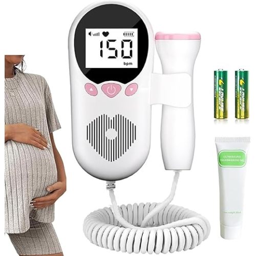 Accessory for Baby Monitor Doppler Pregnancy Heartbeat Bags, Portable Fetal Doppler Heart Rate Monitor for New Mom Home Use MBR13