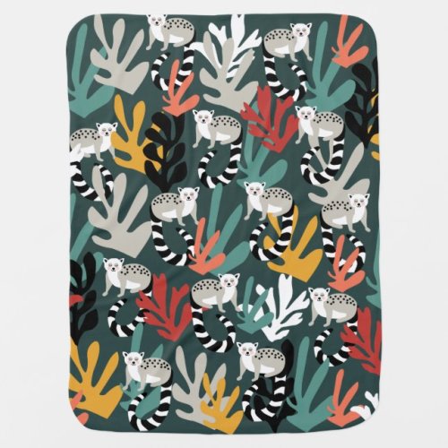 Cute Lemur Baby Blanket | Zazzle