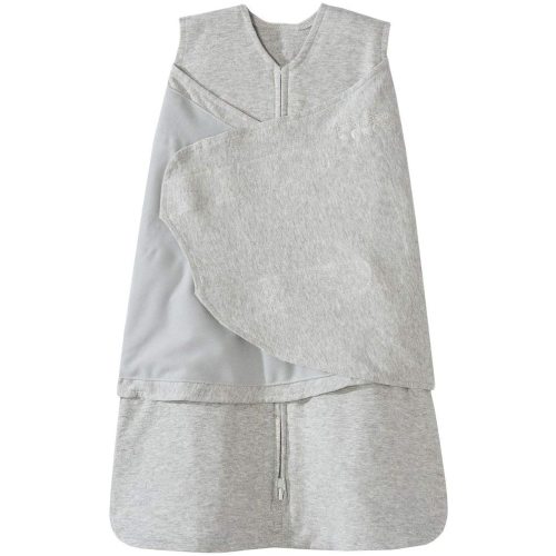 HALO 100% Cotton Sleepsack Swaddle Wearable Blanket, TOG 1.5, Heather Gray, Newborn - Newborn (Pack of 1)