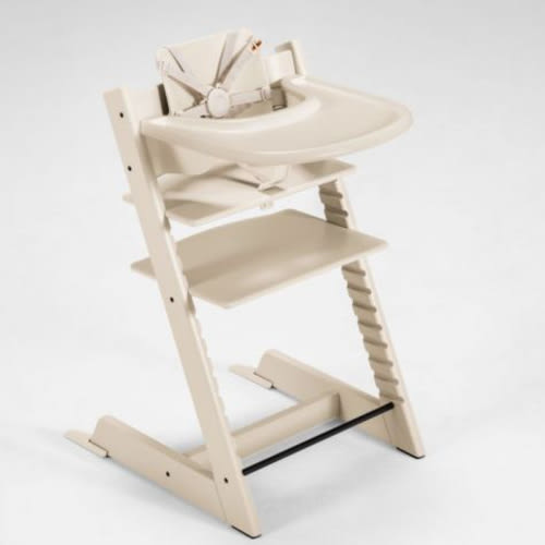 Tripp Trapp® High Chair² with cushion, tray & newborn set