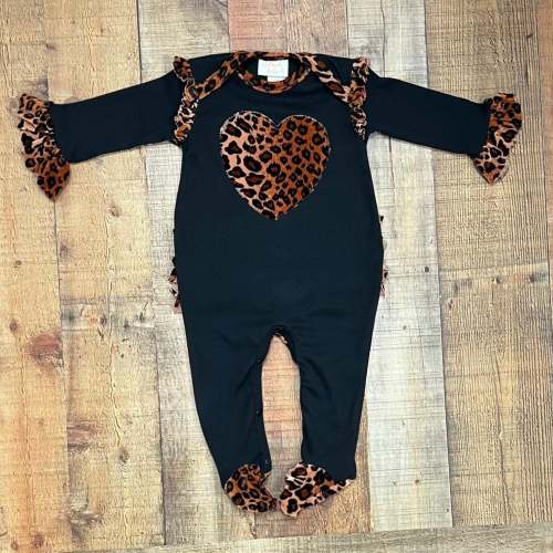 Born To Be Wild Baby Girl Infant Footie