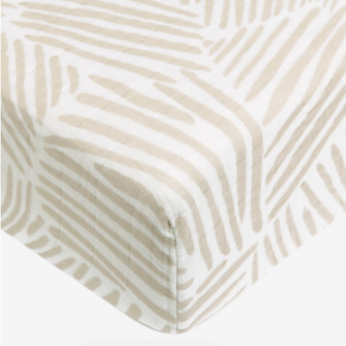Babyletto Crib Sheet in GOTS Certified Organic Muslin Cotton
