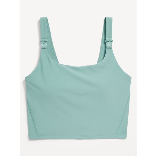 Maternity Light Support PowerSoft Longline Sports Bra | Old Navy