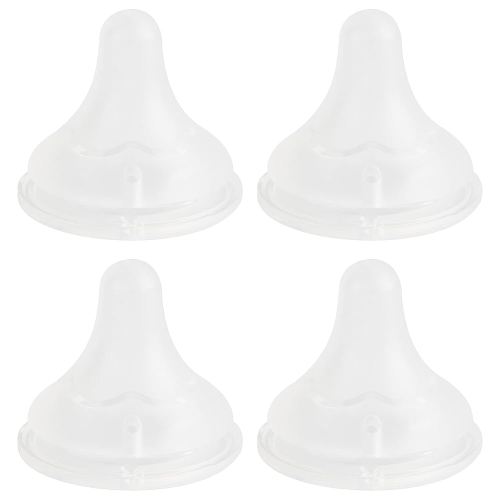 Silicone Nipple (M) for Spectra Baby Bottles, Medium Flow, 3m+, 4 Count