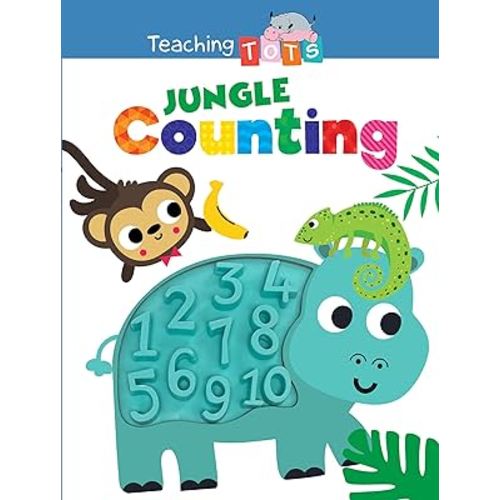 Jungle Counting - Silicone Touch and Feel Board Book - Sensory Board Book