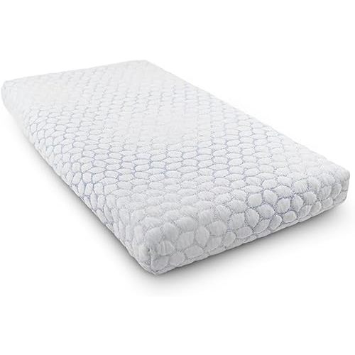 Lullaby Earth Gentle Start Breathable Infant & Toddler Crib Mattress - 2-Stage Lightweight & Waterproof - Non-Toxic for Baby & Toddler Bed