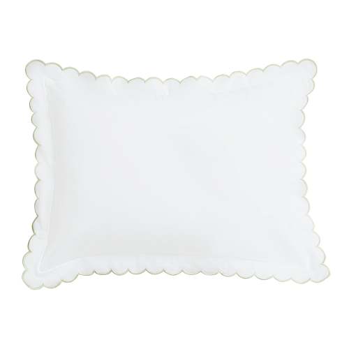 Scallop Baby Pillowcase - Meadow