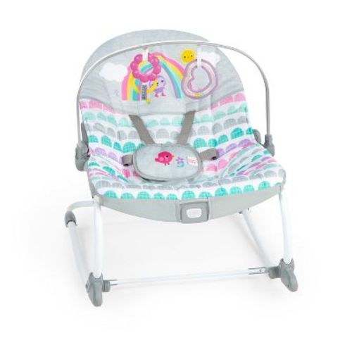 Bright Starts Infant To Toddler Baby Rocker - Rosy Rainbow