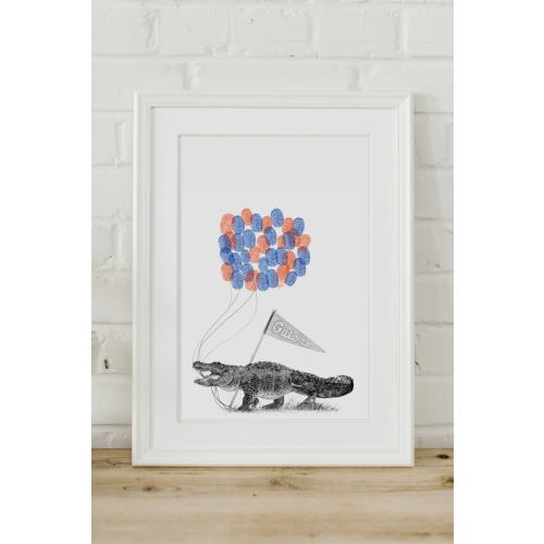 Florida Gators Print | Nursery Art (bigger size)