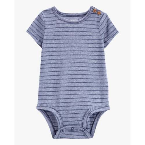 Baby Striped Short-Sleeve Bodysuit - Carter's (3 months)
