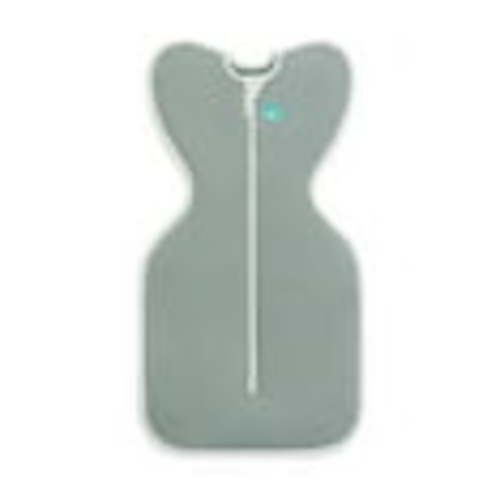 Love to Dream Swaddle Up™ Cotton 1.0 TOG Baby Sleep Sack, Arms Up Design, Twin Zipper, Small 8-13 lbs, Deep Olive