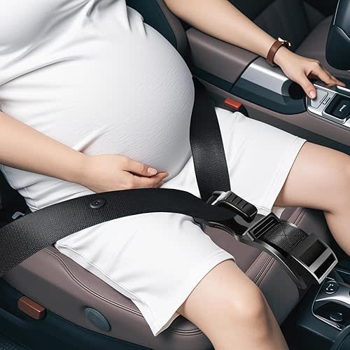 Cushion Bump Strap- Seat Adjuster for Mother-Prevent The Abdomen from Stress,Easy Install