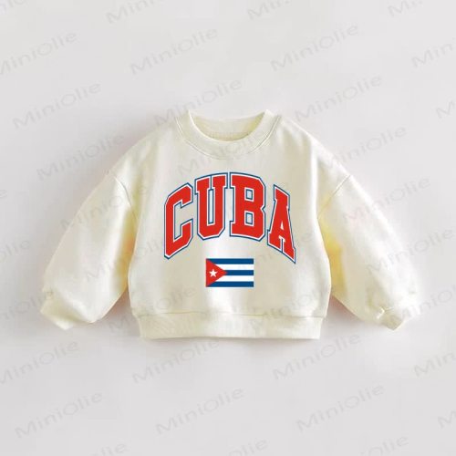 CUBA Baby Toddler Flag Sweatshirt
