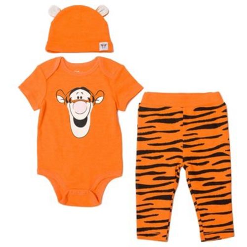 Disney Classics Marie Newborn Baby Boy Or Girl 3 Piece Outfit Set: Bodysuit Pants Hat White 3-6 Months