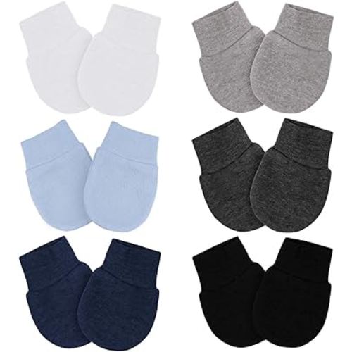 Baby Mittens No Scratch Mittens Infant Soft Gloves Mittens for 0-6 Months Boys Girls