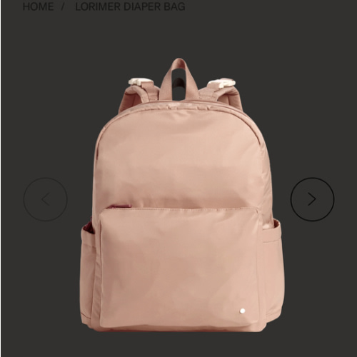 STATE Bags | Lorimer Diaper Bag Backpack Nylon Black | Best Gift For New Moms & Dads