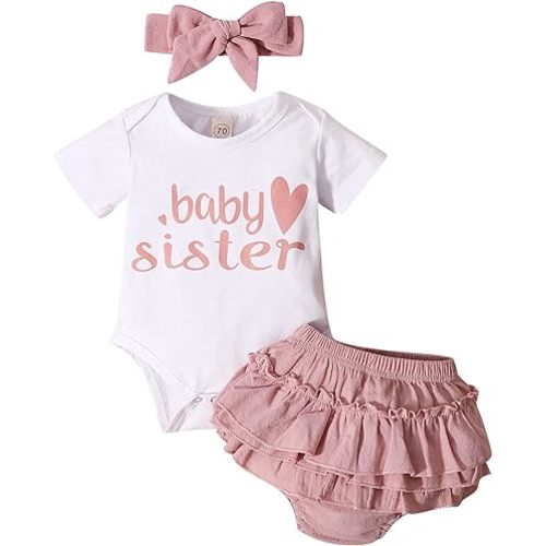 Baby Girl Clothes Stuff Newborn Infant Summer Cute Outfit 0-24 Months