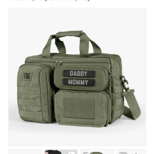 Durable Deuce Tactical Diaper Bag with Changing Mat - Lifetime Warranty – Tactical Baby Gear