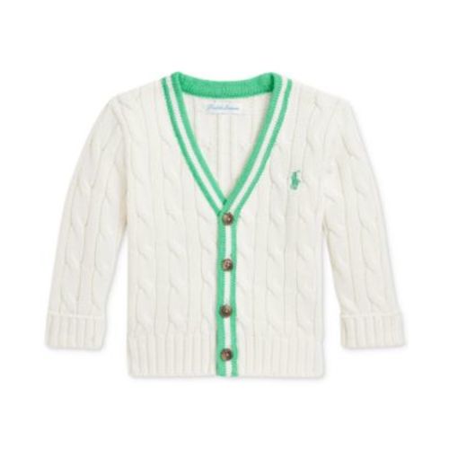 Ralph Lauren Baby Boys Cotton Cricket Cardigan
