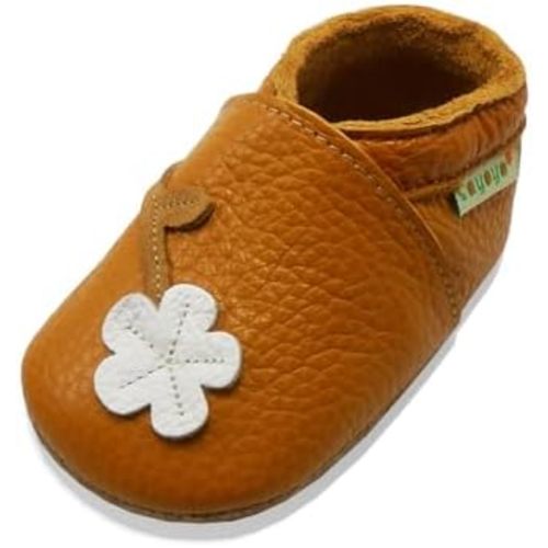 SAYOYO Baby Shoes Soft Leather Sole Infant Toddler Prewalker Shoes