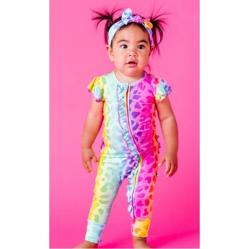 Wild Child Cap Sleeve Romper