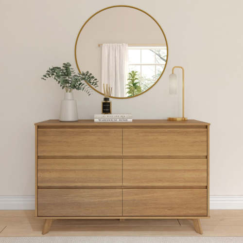 Modern 6-Drawer Dresser