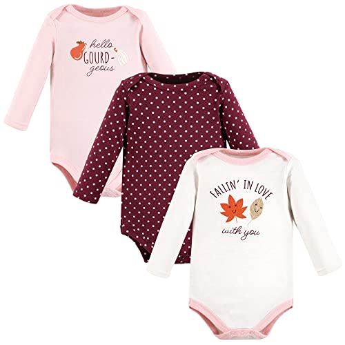 Hudson Baby unisex-baby Cotton Long-sleeve Bodysuits