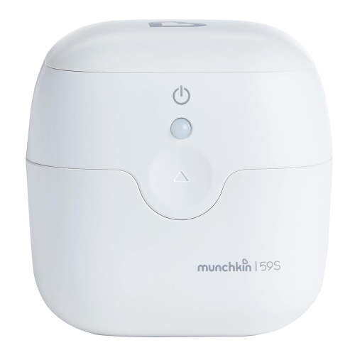 Munchkin® Mini Portable UV-C Pacifier and Bottle Nipple Sanitizer, Keep Clean, White