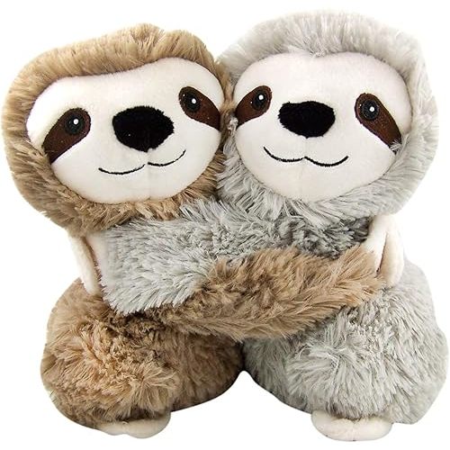 Warmies Hugs Duo - Heated Sloth Plushies
