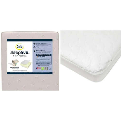 Delta Children Serta SleepTrue Mini Crib Mattress - White