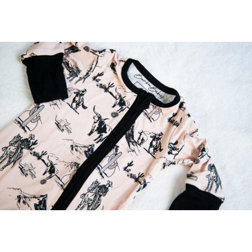 Calling All Cowboys Boys Bamboo Zippy Sleeper