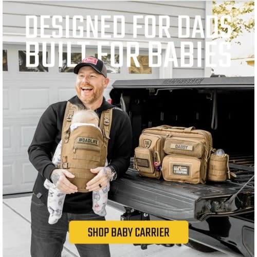 Military and Tactical Style Diaper Bags for dad | Tactical Baby Gear