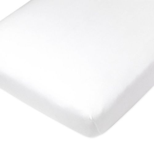 Honest Baby Organic Cotton Fitted Crib Sheet, Color: Bright White