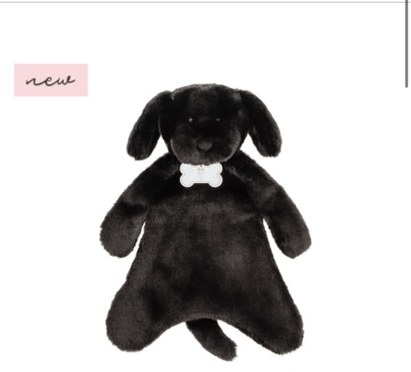 Black Lab Plush Woobie